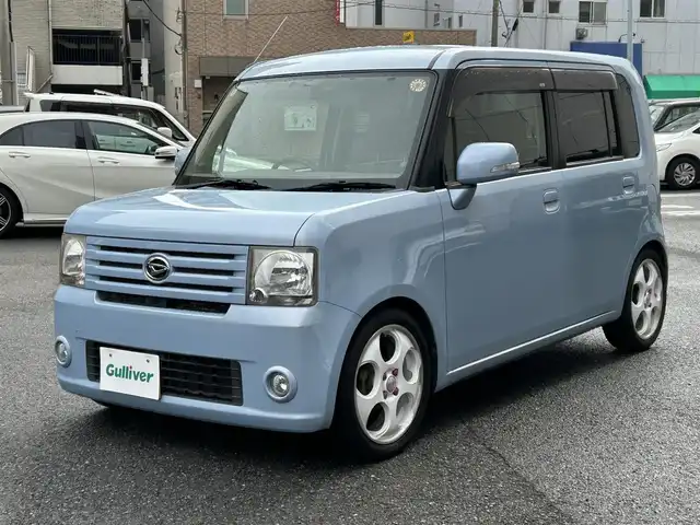 ダイハツ ムーヴ コンテ G 神奈川県 2010(平22)年 5.8万km ミストブルーマイカメタリック 社外ＳＤナビ　/ワンセグＴＶ　/スマートキー　/ドライブレコーダー　/社外１６インチアルミホイール　/純正フロアマット　/フロントフォグランプ　/ドアバイザー　/ハロゲンヘッドライト　/取扱説明書　/保証書