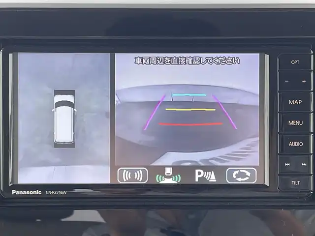 スズキ スペーシア HYBRID X 愛媛県 2018(平30)年 1.7万km フェニックスレッドパール Panasonicナビ　/フルセグＴＶ　/全周囲カメラ　/両側電動スライドドア　/ヘッドアップディスプレイ　/衝突被害軽減装置　/車線逸脱防止装置/サーキュレーター　/ドライブレコーダー　/アイドリングストップ　/前後コーナーセンサー/ステアリングリモコン/ヘッドライトレベライザー/電格ミラー/ISOFIX/シガーソケット/純正ドアバイザー/純正ホイールキャップ/現状サマー(鉄)(155/65/R14)/DUNLOP ENASAVE
