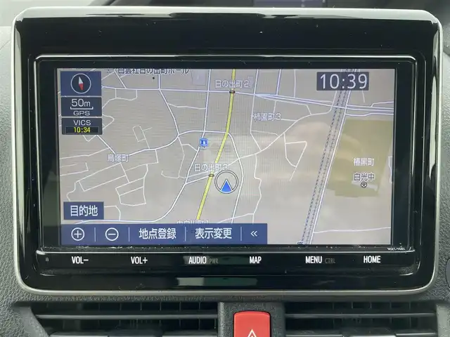 トヨタ エスクァイア ハイブリッド Gi プレミアムパッケージ 福岡県 2019(令1)年 6.3万km スパークリングブラックパールクリスタルシャイン レーンキープアシスト/盗難防止システム/衝突被害軽減システム/ドラレコ前後/車外カメラ/追従式クルコン/BT/9インチフルセグTV/純正フリップダウンモニター/ビルトインETC/純正AW/純正フロアマット/TRC/走行切替/サイドカーテン/Dualエアコン/ステアリングヒーター/LEDライト