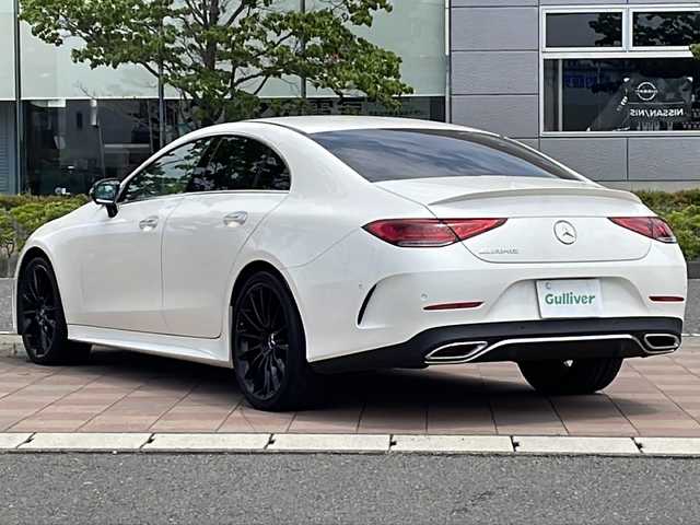 メルセデス・ベンツ Ｍ・ベンツ ＣＬＳ２２０ｄ 福島県 2023(令5)年 2.6万km ダイヤモンドホワイト 純正ナビゲーション【USB/BT/TV】/360°カメラシステム/AMG20インチAW/社外フロントグリル/ナッパレザーシート/ETC2.0/ドライブレコーダー/電動パノラミックスライディングルーフ/電動トランクリッド/アクティブブレーキアシスト/アクティブレーンキーピングアシスト/アクティブディスタンスアシスト ディストロニック /ブラインドスポットアシスト/アンビエントライト/全席シートヒーター/前席ベンチレーション/前席パワーシート/運転席シートメモリー/パドルシフト/ステアリングリモコン