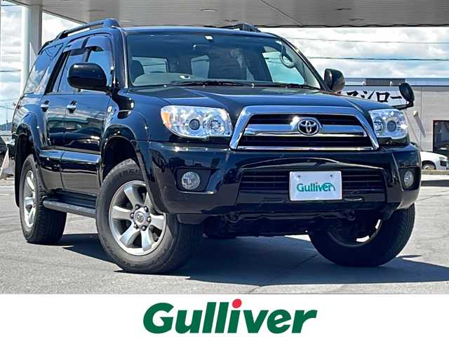 トヨタ ハイラックス サーフ SSR－G 道北・旭川 2007(平19)年 7.7万km ブラック ・４WD/・ワンオーナー/・禁煙車/・純正HDDナビ/ CD/DVD/HDD/TV/AUX/SD/・純正エンジンスターター/・ルーフレール/・AC１００/・純正AW冬タイヤ積込/・リアウインドウ開閉スイッチ/・４WD切り替えスイッチ/・オートライト/・ハロゲンヘッドライト/・電格ミラー/・純正フロアマット/・ドアバイザー/・AAC/・リモコンキー/・スペアキー2本/・保証書