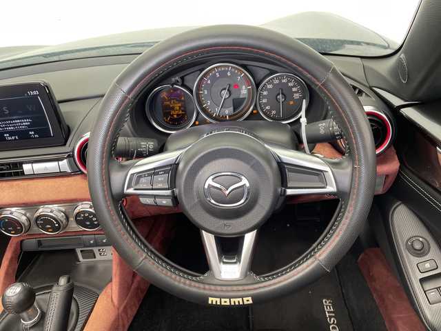 マツダ ロードスター S スペシャルパッケージ 愛知県 2021(令3)年 2.7万km マシーングレープレミアムM プレミアムサウンドBOSE/純正ナビ　ＳＤカードなし/フルセグ/バックカメラ/本革ステアリング/シートヒーター/LEDヘッドライト/衝突軽減システム/フロント　サイドスポイラー