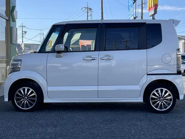 ホンダ Ｎ ＢＯＸ カスタム G ターボ Lパッケージ 岩手県 2015(平27)年 7.3万km プレミアムホワイトパールⅡ ・ワンオーナー/・４WD/・ターボ車両/・純正ナビフルセグTV/・BT　　DVD/・バックカメラ/・ETC/・クルーズコントロール/・パドルシフト/・ECON/・ハーフレザーシート/・シートヒーター/・両側パワースライドドア/・オートライト/・HIDヘットライト/・LEDフォグライト/・オートリトラミラー/・ウインカーミラー/・純正１５インチアルミ/・スマートキー×３/・プッシュスタート/・保証書/・取説