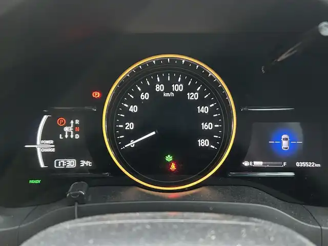 ホンダ ヴェゼル ハイブリッド 奈良県 2017(平29)年 3.6万km クリスタルブラックパール 1オーナー/純正ディーラーナビ(VXM-175VFEi)/BT/CD/TV/SD/DVD/USB/iPod//衝突軽減システム/ルーフレール/レーンキープアシスト/追従式クルコン/コーナーセンサー/横滑り防止装置/バックカメラ/ETC/ドラレコ/ハーフレザーシート/フルフラットシート/オートLEDライト/保証書・取説・スペアキー付き