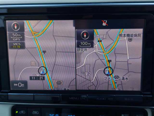 トヨタ オーリスハイブリッド Gパッケージ 熊本県 2016(平28)年 11.5万km ホワイトパールクリスタルシャイン パノラマルーフ/純正9インチナビ（NSZT-Y64T）/【フルセグTV/Bluetooth/CD/DVD】/バックカメラ/クルーズコントロール/プリクラッシュセーフティー/先行車発進お知らせ/レーンキープアシスト/オートLEDライト/ホワイトハーフレザーシート/前席シートヒーター/革巻きステアリング/ステアリングスイッチ/純正１７インチAW/ETC/純正フロアマット/横滑り防止装置/ABS/保証書/取扱説明書/スペアキー