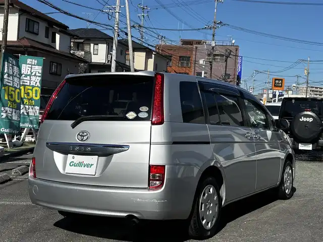 トヨタ アイシス L 熊本県 2008(平20)年 11.4万km シルバーM DVDナビ/【ワンセグTV/CD/AUX/AM/FM】/片側パワースライドドア/純正フロアマット/ウインカーミラー/３列シート/ドアバイザー/キーレス