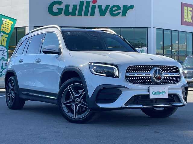 メルセデス・ベンツ Ｍ・ベンツ ＧＬＢ２００ｄ 4マチック AMGライン 長野県 2021(令3)年 1.3万km デジタルホワイト 禁煙車/4WD/サンルーフ/純正メモリナビ/Bluetooth/フルセグTV/全周囲カメラ/USB入力端子(タイプCもあり)/ハーフレザーシート/前席シートヒーター/前席メモリ付きパワーシート/電動リアゲート/ルーフレール/前後ドラレコ/純正AW19インチ/電動パーキングブレーキ/アイドリングストップ/衝突軽減ブレーキ/レーンキープアシスト/オートマチックハイビーム/LEDヘッドライト/トノカバー/パドルシフト/プッシュスタート/スマートキー/スペアキー