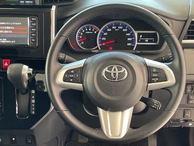 トヨタ タンク カスタムG 埼玉県 2018(平30)年 2.5万km ブラックマイカ/マゼンダベリーメタリック トヨタセーフティセンス/純正メモリーナビ/　　CD/BT/フルセグ/バックカメラ/両側パワースライドドア/クルーズコントロール/LEDオートライト/純正１４インチアルミホイール/純正ビルトインETC