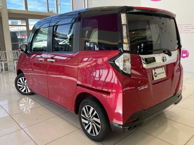 トヨタ タンク カスタムG 埼玉県 2018(平30)年 2.5万km ブラックマイカ/マゼンダベリーメタリック トヨタセーフティセンス/純正メモリーナビ/　　CD/BT/フルセグ/バックカメラ/両側パワースライドドア/クルーズコントロール/LEDオートライト/純正１４インチアルミホイール/純正ビルトインETC