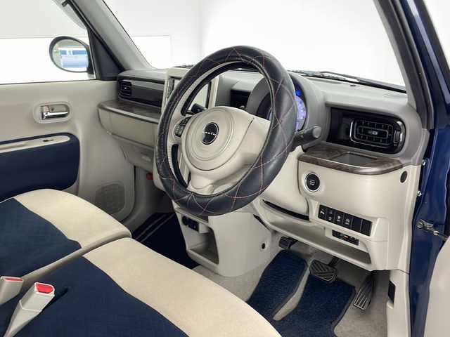 スズキ ラパン モード 宮崎県 2021(令3)年 5.8万km ノクターンブルーパール/ホワイト 2トーンルーフ 禁煙車/衝突被害軽減ブレーキ/社外ディスプレイオーディオ/（パイオニア/PVH-9300DVSZS/CD/DVD/Bluetooth）/純正ビルトインETC/純正セキュリティアラーム/純正フロアマット/クリアランスソナー/エネチャージ/前席シートヒーター/電動格納ミラー/リアプライバシーガラス/スマートキー/プッシュエンジンスタート/新車時保証書/取扱い説明書