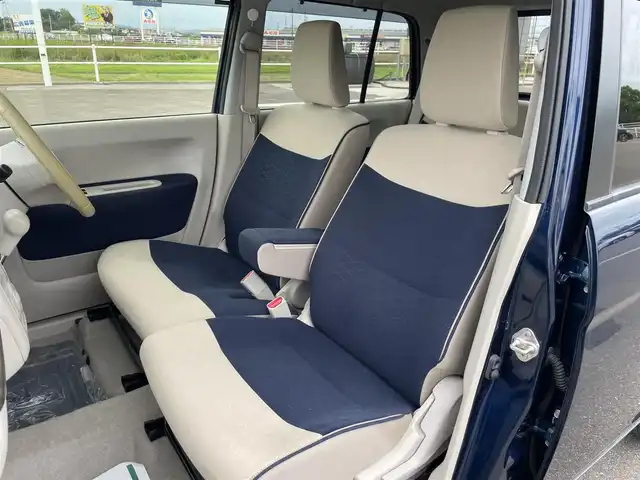 スズキ ラパン モード 佐賀県 2021(令3)年 5.8万km ノクターンブルーパール/ホワイト 2トーンルーフ 社外ディスプレイオーディオ/・AM/FM/BT//LEDヘッドライト/・オートマチックハイビーム/シートヒーター「運転席/助手席」/スマートキー/ビルトインETC/純正ドアバイザー/純正フロアマット/新車保証書/取扱説明書/スペアキー1本/スズキ セーフティサポート（全車標準装備）/・デュアルカメラブレーキサポート/・誤発進抑制機能（前進・後退）/・後退時ブレーキサポート/・車線逸脱警報機能/・ESP（車両走行安定補助システム）/・ABS＋EBD＋ブレーキアシスト