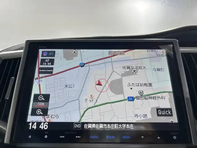 ホンダ ステップワゴン スパーダ Z クールスピリット 佐賀県 2015(平27)年 5.5万km プレミアムスパークルブラックパール 純正９インチナビ【VXM-155VFNi】/（フルセグTV/CD/DVD/BT/AM・FM）/アルパイン製１１．４インチフリップダウンモニター/前後ドライブレコーダー/バックカメラ/両側パワースライドドア/ハーフレザーシート/革巻きステアリング/クルーズコントロール/オートライト/フォグライト/パドルシフト/前席ウォークスルー/３列目床下格納シート/純正１７インチアルミホイール/純正フロアマット/ビルトインＥＴＣ/ウインカーミラー
