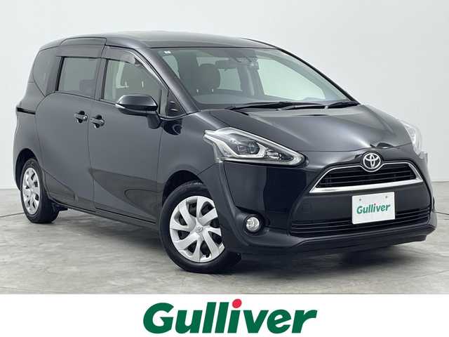トヨタ シエンタ G クエロ 三重県 2018(平30)年 7.2万km ブラックマイカ 禁煙車　/純正ＳＤナビ　/トヨタセーフティセンス　/レーンキープアシスト　/オートハイビーム　/両側パワースライドドア　　/バックカメラ　/社外前後ドライブレコーダー　/純正ビルトインＥＴＣ　/ハーフレザーシート/オートAC/革巻きステアリング/ステアリングスイッチ/アイドリングストップ/スマートキー/プッシュスタート