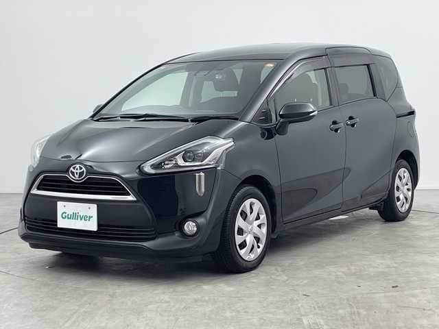 トヨタ シエンタ G クエロ 三重県 2018(平30)年 7.2万km ブラックマイカ 禁煙車　/純正ＳＤナビ　/トヨタセーフティセンス　/レーンキープアシスト　/オートハイビーム　/両側パワースライドドア　　/バックカメラ　/社外前後ドライブレコーダー　/純正ビルトインＥＴＣ　/ハーフレザーシート/オートAC/革巻きステアリング/ステアリングスイッチ/アイドリングストップ/スマートキー/プッシュスタート