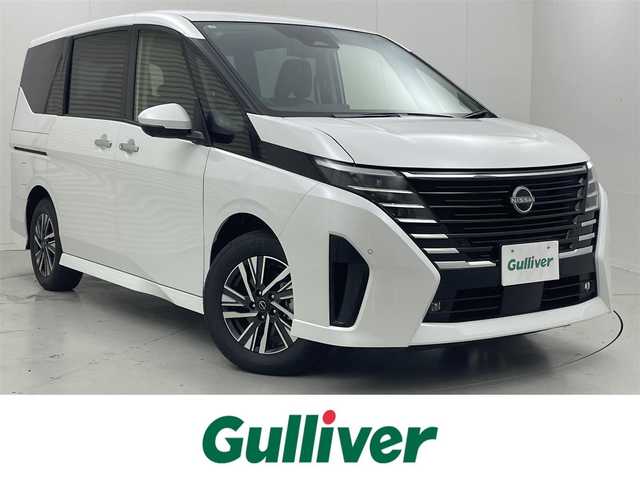 日産 セレナ e－パワー ハイウェイスター V 茨城県 2025(令7)年 0.1千km プリズムホワイト 純正ナビ/フルセグ視聴可/インテリジェントミラー/ドラレコ/ETC2.0/Bluetooth接続/USB端子/HDMI端子/全方位カメラ/プロパイロット/純正AW/BSM