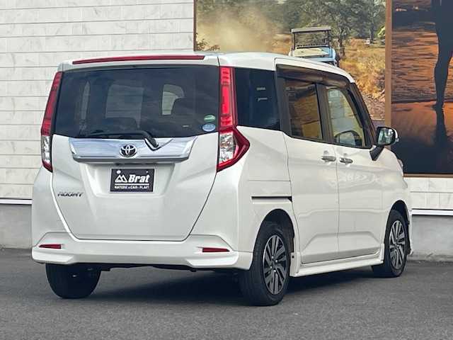 トヨタ ルーミー カスタムG 愛知県 2017(平29)年 4.2万km パールホワイトⅢ ８インチナビ　/フルセグＴＶ　/バックカメラ　/ＥＴＣ　/クルーズコントロール　/両側電動スライドドア　/ＬＥＤヘッドライト　/オートライト　/プッシュスタート　/スマートキー