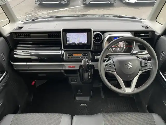 スズキ スペーシア カスタム HYBRID XS ターボ 東京都 2020(令2)年 10.1万km ブルーイッシュブラックパール3 カロッツェリアナビ/DVD/CD再生/デュアルカメラブレーキサポート/車線逸脱警報機能/パーキングソナー/クルーズコントロール/シートヒーター/両側パワースライドドア/ＥＴＣ/ドライブレコーダー/パドルシフト/シートバックテーブル（両側）/フォグランプ