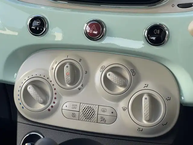 フィアット ５００ 1．2 ポップ 山梨県 2017(平29)年 4.9万km 緑 社外カロッツェリアナビ/フルセグテレビ/ＣＤ/ＤＶＤ/Ｂｌｕｅｔｏｏｔｈ　/ドライブレコーダー　/スペアキー　/純正フロアマット　/フォグランプ　/純正１４インチホイール　/アイドリングストップ