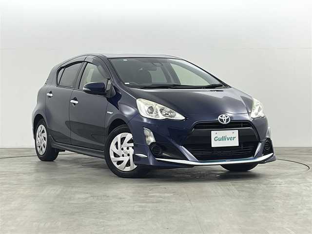 トヨタ アクア 福島県 2016(平28)年 5.1万km ライトブルーメタリック Toyota Safety Sense C/・プリクラッシュセーフティ/・システムレーンディパーチャーアラート/・オートマチックハイビーム/・先行車発進告知機能/純正ナビゲーション/・型式：NSZT-W66T/・Bluetooth/TV/CD/DVD/AM・FM/・バックカメラ/・ETC/モデリスタエアロ/プッシュスタート/・スマートキー/ハロゲンライト/・オートライト/電動格納ウィンカーミラー/・オートミラー/純正フロアマット/ドアバイザー
