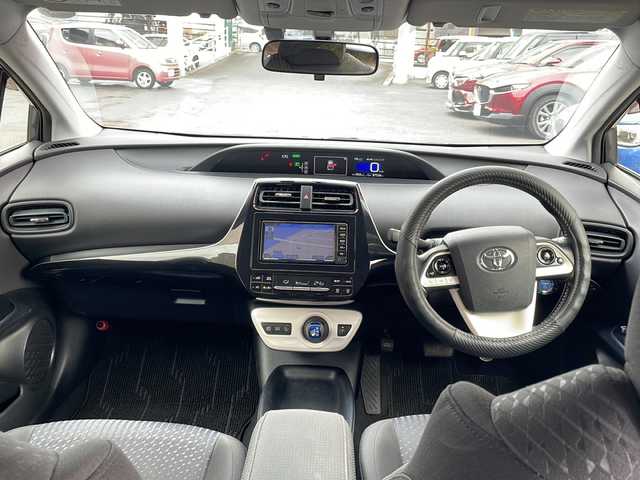 トヨタ プリウス S 宮城県 2016(平28)年 8.7万km グレーメタリック 純正ナビ Bluetooth バックカメラ モデリスタエアロ ETC 社外アルミホイール LEDライト プッシュスタート 純正フロアマット パワーステアリング パワーウィンドウ CDチェンジャー