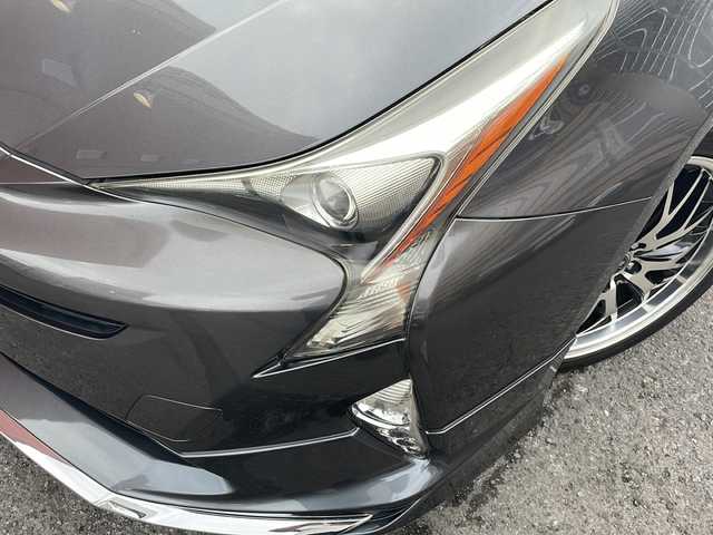 トヨタ プリウス S 宮城県 2016(平28)年 8.7万km グレーメタリック 純正ナビ Bluetooth バックカメラ モデリスタエアロ ETC 社外アルミホイール LEDライト プッシュスタート 純正フロアマット パワーステアリング パワーウィンドウ CDチェンジャー