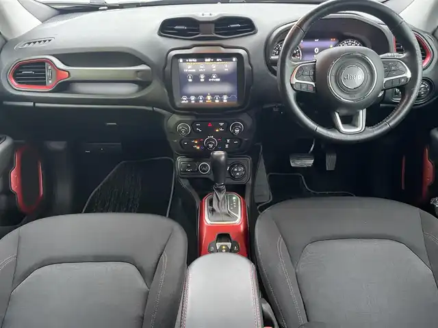 クライスラー・ジープ ジープ レネゲード トレイルホーク 静岡県 2020(令2)年 6.4万km 黒 トレイルホーク4WD/U connectナビ社外フルセグTV Bluetooth/バックカメラ/OP CDデッキ/LEDヘッドライト/フォグランプ /ルーフレール/ヒルアシスト/レーンセンス/ブラインドスポットモニター/スマートキーX2/DSRCETC