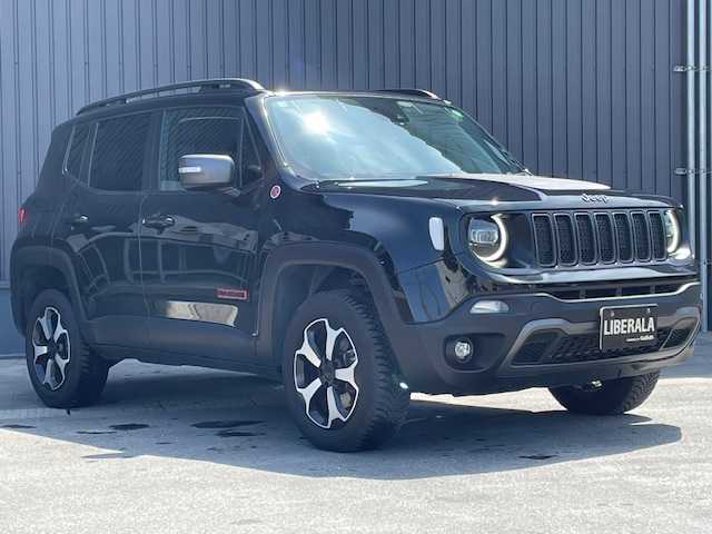 クライスラー・ジープ ジープ レネゲード トレイルホーク 青森県 2020(令2)年 6.4万km 黒 トレイルホーク4WD/U connectナビ社外フルセグTV Bluetooth/バックカメラ/OP CDデッキ/LEDヘッドライト/フォグランプ /ルーフレール/ヒルアシスト/レーンセンス/ブラインドスポットモニター/スマートキーX2/DSRCETC