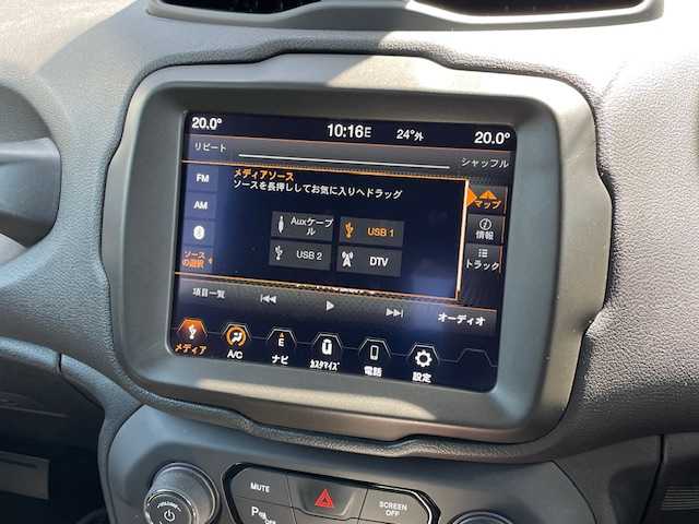 クライスラー・ジープ ジープ レネゲード トレイルホーク 青森県 2020(令2)年 6.4万km 黒 トレイルホーク4WD/U connectナビ社外フルセグTV Bluetooth/バックカメラ/OP CDデッキ/LEDヘッドライト/フォグランプ /ルーフレール/ヒルアシスト/レーンセンス/ブラインドスポットモニター/スマートキーX2/DSRCETC