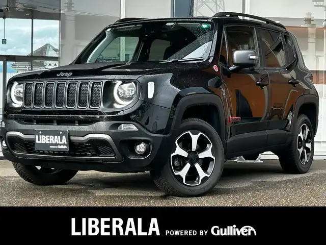 クライスラー・ジープ ジープ レネゲード トレイルホーク 富山県 2020(令2)年 6.4万km 黒 純正メモリナビ/フルセグTV /Bluetooth接続/AM/FMラジオ/バックカメラ/OP CDデッキ/プッシュスタート/アイドリングストップ/フォグランプ /ETC2.0/ルーフレール/ヒルアシスト/レーンセンス/横滑り防止/ブラインドスポットモニター