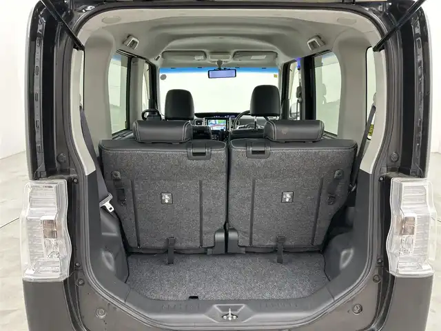 ダイハツ タント カスタム RS トップED SA 福岡県 2014(平26)年 8.5万km ブラックマイカメタリック スマートアシスト/純正ナビ/・CD/DVD/BT/フルセグ/バックカメラ/両側パワースライドドア/ミラー型ドライブレコーダー/ETC/ルーフキャリア/LEDヘッドライト/スマートキー/プッシュスタート