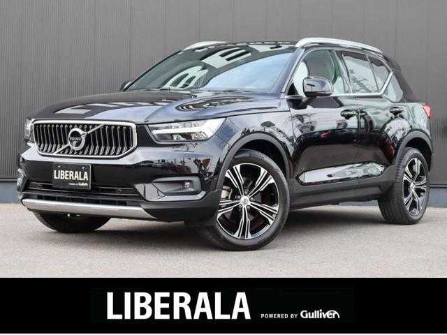 ボルボ ＸＣ４０ T4 AWD インスクリプション 長野県 2018(平30)年 3.8万km 黒 赤革シート /純正ナビTV /360°カメラ /CarPlay /harman/kardon /ACC /衝突軽減ブレーキ /LKA /BSM /パワーシート/ヒーター/ステアヒーター /パワーバックドア /スマートキー /純正19AW /LEDライト