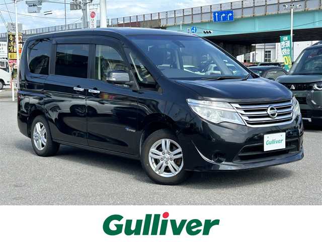 日産 セレナ 20X S HV Aセーフティ 石川県 2014(平26)年 10.9万km ダイヤモンドブラック 社外SDナビ/フルセグテレビ/Bluetooth/全周囲カメラ/バックカメラ/WAC/ETC/プッシュスタート/フリップダウンモニター/両側パワースライド/ドアバイザー/ウィンカーミラー/冬タイヤAW/アイドリングストップ/純正フロアマット