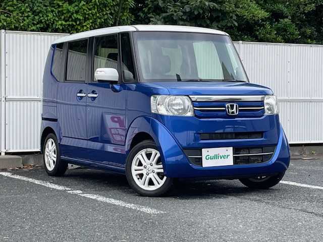 ホンダ Ｎ ＢＯＸ ＋ 2トーン G Lパッケージ 茨城県 2016(平28)年 4.8万km ブリリアントスポーティブルーメタリック2トーン ＧＬパッケージ　/純正ＳＤナビ　/地デジ対応ＴＶ　/Bluetooth　/ＣＤ/ＤＶＤ/バックカメラ/ビルトインＥＴＣ/片側パワースライドドア/横滑り防止装置/電動ミラー/純正フロアマット/プッシュスタート/スマートキー/ウルトラコーティングメンテナンスキット付き