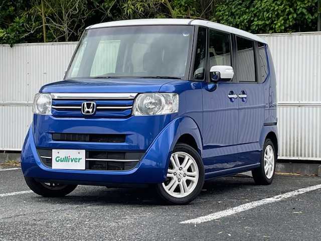 ホンダ Ｎ ＢＯＸ ＋ 2トーン G Lパッケージ 茨城県 2016(平28)年 4.8万km ブリリアントスポーティブルーメタリック2トーン ＧＬパッケージ　/純正ＳＤナビ　/地デジ対応ＴＶ　/Bluetooth　/ＣＤ/ＤＶＤ/バックカメラ/ビルトインＥＴＣ/片側パワースライドドア/横滑り防止装置/電動ミラー/純正フロアマット/プッシュスタート/スマートキー/ウルトラコーティングメンテナンスキット付き