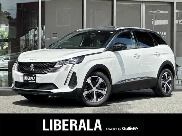 プジョー ３００８ GT ブルー HDi 福岡県 2022(令4)年 2.3万km パール 黒ハーフレザー　 /Ｂｌｕｅｔｏｏｔｈ　/アンビエントライト　/Ｂカメラ　/Sカメラ /ＡＣＣ　/ＢＳＭ　/ＡｐｐｌｅＣａｒＰｌａｙ/ハンズフリーテールゲート　/Ｄ席メモリ付パワーシート　/純正１８インチＡＷ
