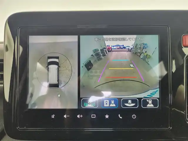 スズキ スペーシア ギア HYBRID XZターボ 愛知県 2024(令6)年 0.2万km モスグレーメタリック 純正9型ナビ（フルセグ、AppleCarplay、Bluetooth）/全方位カメラ/HUD/両側パワスラドア/ACC/電子パーキング/オートホールド/衝突軽減ブレーキ/レーンキープアシスト/LEDヘッドライト/オートハイビーム/シートヒーター（D+N)/ハンドルヒーター/ターボ/スマートキー/オートライト/三点エアバック/フォグライト/電子パーキング/横滑り防止装置