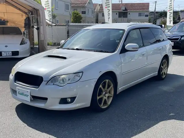 スバル レガシィ ツーリングワゴン 2．0GT プレミアムレザーLTD 長野県 2009(平21)年 12.5万km サテンホワイトパール 純正ナビ/バックカメラ/クルーズコントロール追従無/ETC/レザーシート/運転席シートヒーター/横滑り防止装置/ダブルサイドエアバック/カーテンエアバック/ルーフレール/純正フロアマット/社外１７AW/ハロゲンヘッドライト/保証書、取扱説明書