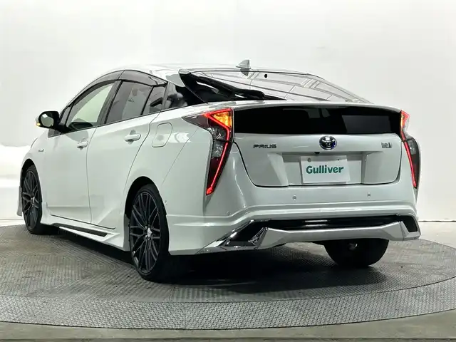 トヨタ プリウス Sセーフティプラス 大阪府 2016(平28)年 3.7万km ホワイトパールクリスタルシャイン モデリスタ 純正9incナビTV Bカメラ ヘッドアップディスプレイ 衝突軽減 レーダーC パークアシスト クリアランスソナー トヨタセーフティセンス ドラレコ