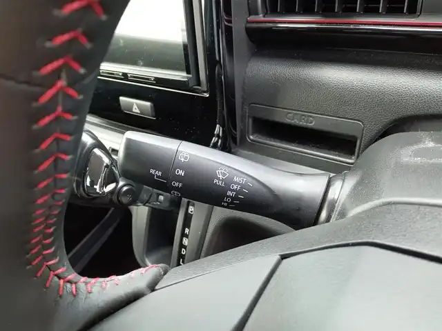 スズキ ワゴンＲ スティングレー HYBRID X 福井県 2018(平30)年 5.8万km ブルーイッシュブラックパール3 衝突被害軽減システム/社外SDナビ（AVN-R8）/・（フルセグTV/CD/DVD/Bluetooth）/バックカメラ/ETC/D席シートヒーター/ヘッドアップディスプレイ/オートLEDライト/スマートキー