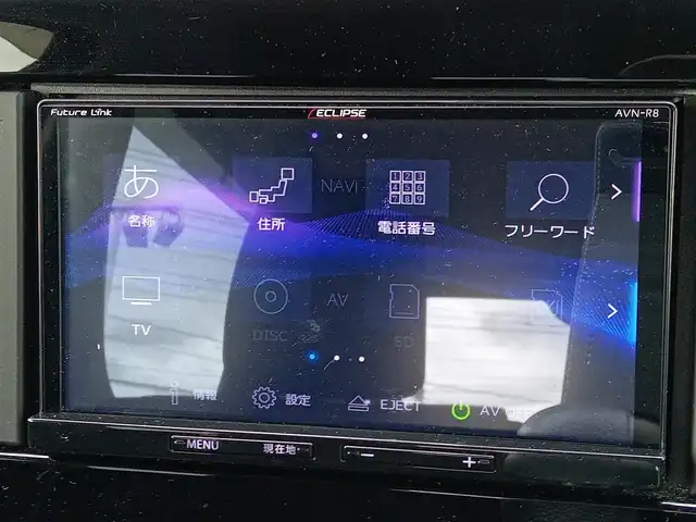 スズキ ワゴンＲ スティングレー HYBRID X 福井県 2018(平30)年 5.8万km ブルーイッシュブラックパール3 衝突被害軽減システム/社外SDナビ（AVN-R8）/・（フルセグTV/CD/DVD/Bluetooth）/バックカメラ/ETC/D席シートヒーター/ヘッドアップディスプレイ/オートLEDライト/スマートキー