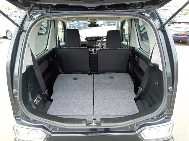 スズキ ワゴンＲ スティングレー HYBRID X 福井県 2018(平30)年 5.8万km ブルーイッシュブラックパール3 衝突被害軽減システム/社外SDナビ（AVN-R8）/・（フルセグTV/CD/DVD/Bluetooth）/バックカメラ/ETC/D席シートヒーター/ヘッドアップディスプレイ/オートLEDライト/スマートキー