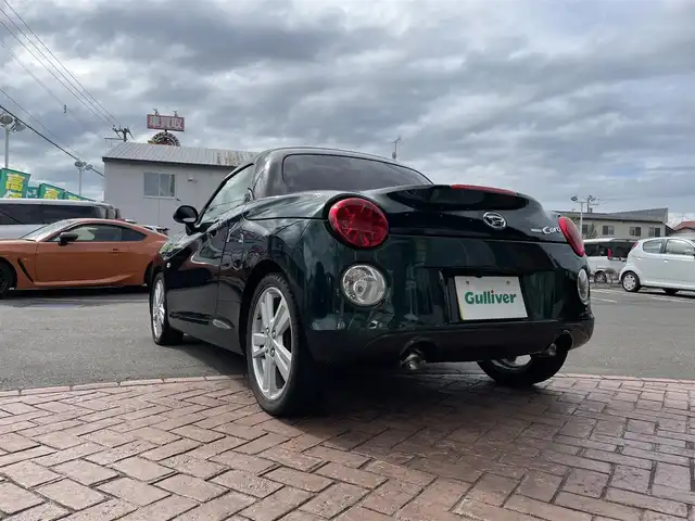 ダイハツ コペン セロ 道央・札幌 2018(平30)年 4.5万km ブリティッシュグリーンマイカ オープンカー/社外メモリナビ(AM/FM/CD/DVD/BT)/フルセグテレビ(走行中視聴可能)/バックカメラ/アイドリングストップ/プッシュスタート/ETC/イージークローザー/シートヒーター/ステアリングスイッチ/TRC/フォグランプ/防眩ミラー/横滑り防止装置/盗難防止装置/フロアマット(社外)