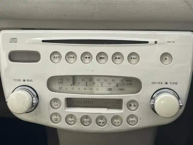 日産 フィガロ フルオープントップ 千葉県 1991(平3)年 7.2万km ホワイト/ベージュ フルオープントップ/ターボ/ハロゲン/本革シート/ＡＣ/パワーステアリング/パワーウィンドウ/ＣＤ