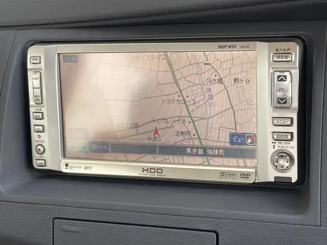 トヨタ アイシス L 東京都 2005(平17)年 7.1万km ダークブルーマイカ 純正ナビ/バックビューモニター/パワスラ/ＥＴＣ/フォグランプ/電格ミラー/オートパワーウィンドウ/ドアバイザー/純正フロアマット
