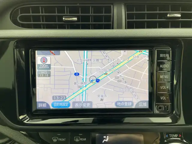 トヨタ アクア S スタイルブラック 群馬県 2016(平28)年 5.9万km ブラックマイカ 純正７型ナビ/CD/SD/Bluetooth/ワンセグTV/トヨタセーフティセンス/PCS/LDA/AHB/オートライト/ハロゲンヘッドライト/ヘッドライトレベライザー/電動格納ミラー/ビルトインETC/純正フロアマット/スマートキー/プッシュスタート/禁煙車