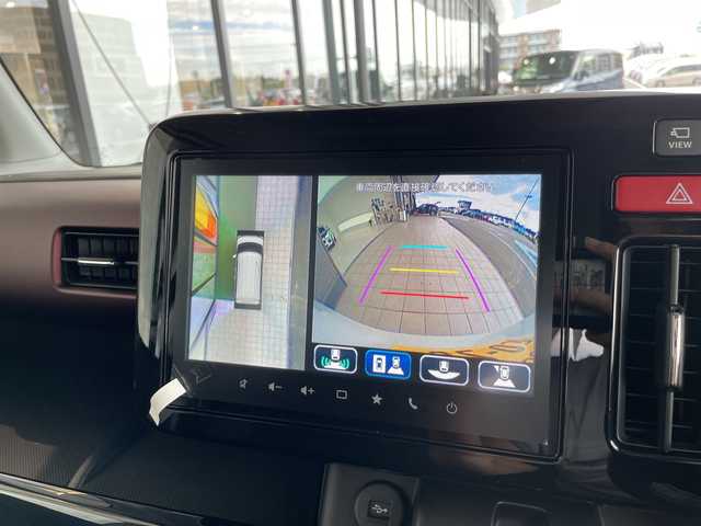 スズキ スペーシア カスタム HYBRID XS 愛知県 2025(令7)年 0.1千km ピュアホワイトパール/ブラック2トーン 届出済未使用車/純正9型ディズプレイオーディオナビ/全方位カメラ/両側パワースライドドア/レーダークルーズコントロール/シートヒーター/バックカメラ/ヘッドアップディスプレイ/コーナーセンサー/純正アルミホイール/LEDヘッドライト/ステアリングヒーター/オートマチックハイビーム/衝突軽減システム/フルセグ/Bluetooth/ステアリングスイッチ/スマートキー/プッシュスタート