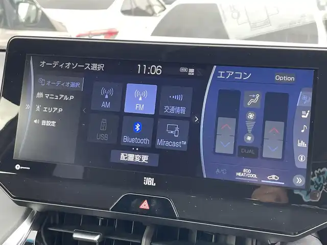 トヨタ ハリアー Z レザーパッケージ 滋賀県 2020(令2)年 4.3万km プレシャスブラックパール １２．３インチ純正ナビ/（Bluetooth/USB/Miracast/フルセグTV ）/Ｆ．Ｓ．Ｂカメラ/コーナーセンサー/前席パワーシート/前席シートヒーター/ステアリングヒーター/パワーリアゲート/ＪＢＬプレミアムサウンド/デジタルインナーミラー/MTモード付AT/ヘッドアップディスプレイ/追従型クルーズコントロール/オートハイビーム/オートライト/本革シート
