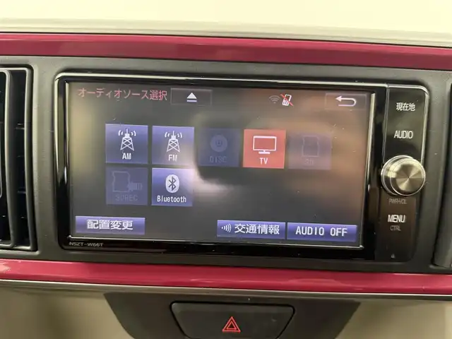 トヨタ パッソ モーダ　Gパッケージ 愛知県 2016(平28)年 3.7万km 赤 SDナビ/（Bluetooth/フルセグTV/AM/FM）/バックカメラ/モータ用エアロパーツ/プリクラッシュセーフティシステム/レーンキープアシスト/オートハイビーム/純正14インチアルミホイール/フルセグTV/LEDヘッドライト/スマートキー/プッシュスタート/電動格納ミラー/ビルトインETC