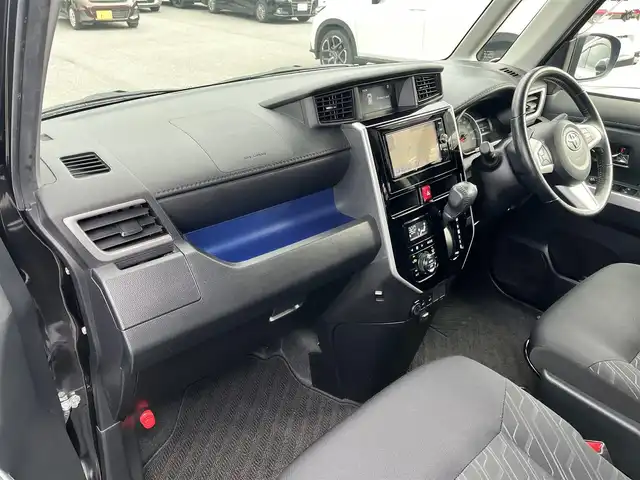 トヨタ ルーミー カスタムG S 滋賀県 2017(平29)年 6.2万km ブラックマイカメタリック 純正SDナビ/【Bluetooth/CD/DVD/フルセグ 】/バックカメラ/両側パワースライドドア/シートヒーター/追従クルーズコントロール/純正LEDライト/アイドリングストップ/純正14アルミ/前方ドライブレコーダー/ビルトインETC