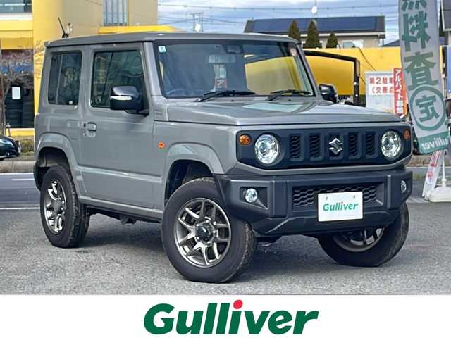 スズキ ジムニー XC 茨城県 2020(令2)年 5.7万km ミディアムグレー 4WD/メモリナビ/フルセグTV/Bluetooth/AM/FM/ビルトインETC/USB入力端子/ドライブレコーダー（前後）/シートヒーター（前席）/クルーズコントロール/ダウンアシストコントロール/横滑り防止装置/盗難防止装置/車線逸脱警報機能/背面タイヤ/デジタルインナーミラー/シガーソケット/フォグランプ/ミラーヒーター/LEDヘッドライト/純正フロアマット/16インチアルミ付き冬タイヤ積込（4本）/カーテンエアバック/スペアキー（1本）